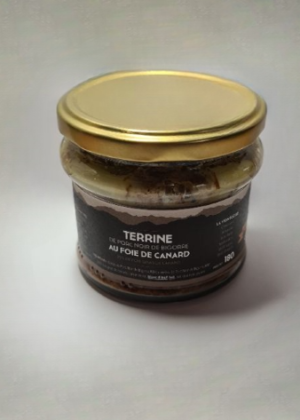 Terrine de Porc Noir de Bigorre 25% de Foie Gras de Canard