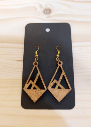 Boucles d'oreilles en liège - Montanha