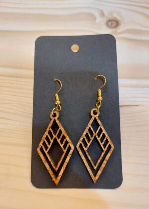 Boucles d'oreilles en liège - Lauzeta